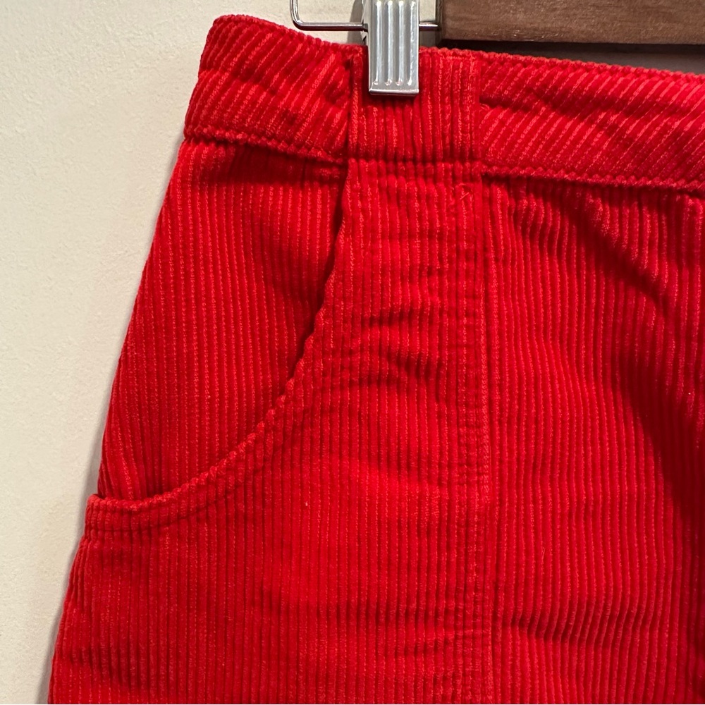 Women’s BDG Red Corduroy Shorts 100% Cotton - Picture 3 of 9